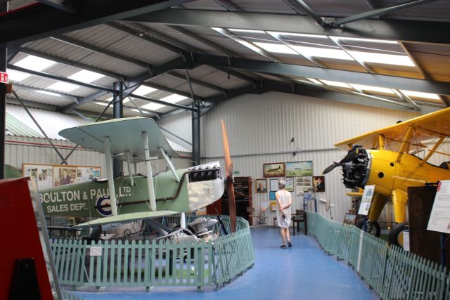 Leslie at Flixton Air musuem