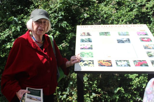 Tamsyn leading Hooker trail-4