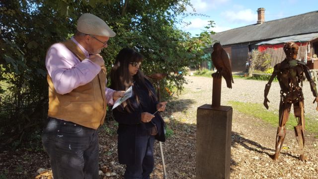 Waveney Art Trail Umi and Rupert