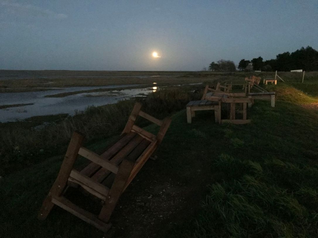 Norfolk Brancaster Moon-2
