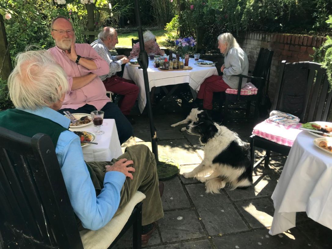 Magnolia distanced lunch